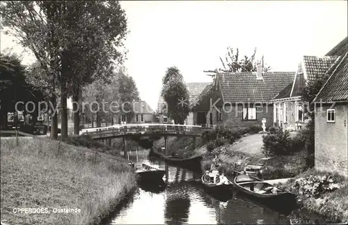 Opperdoes Oosteinde Kanal Bruecke Kahn