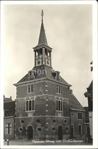 Makkum Waag met Oudheidkamer Kat. Niederlande