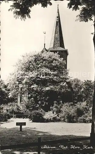 Akkrum Ned Herv Kerk Kat. Niederlande