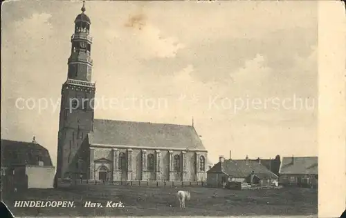 Hindeloopen Herv Kerk Kirche Kat. Niederlande