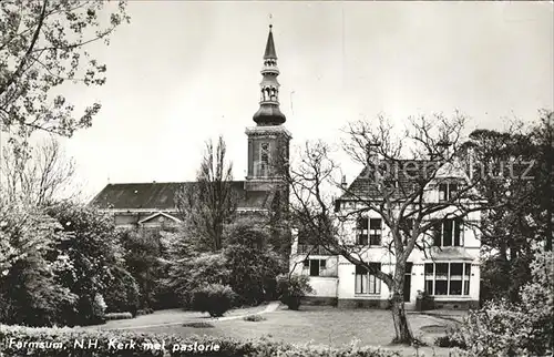 Farmsum NH Kerk met Pastorie Kirche Kat. Delfzijl