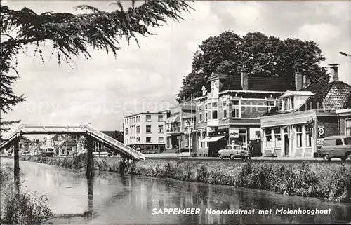 Sappemeer Noorderstraat met Molenhooghout Kanal