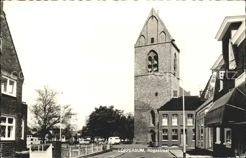 Loppersum Hogestraat Kirchturm