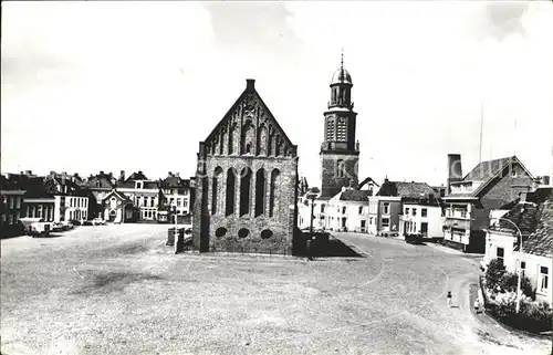Winschoten Marktplein Ned Herv Kerk en Toren Kirche Turm Kat. Niederlande