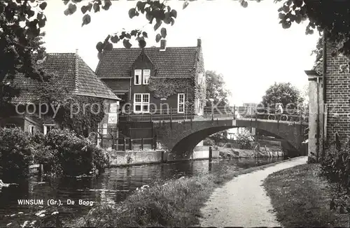 Winsum De Boog Brug Bruecke