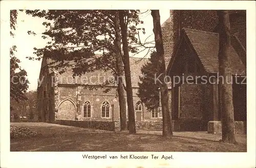 Ter Apel Westgevel van het Klooster Kloster