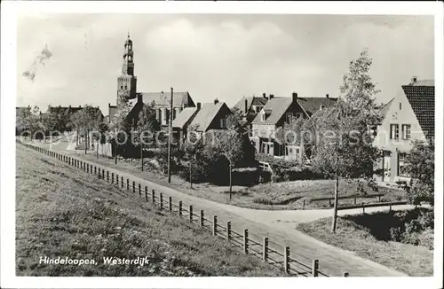 Hindeloopen Westerdijk Kerk Kirche Kat. Niederlande