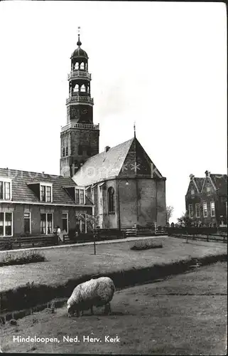 Hindeloopen Ned Herv Kerk Kirche Schaf Kat. Niederlande