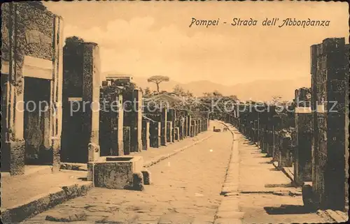 Pompei Strada dell Abbondanza