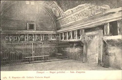 Pompei Bagni pubblici Sala d aspetto