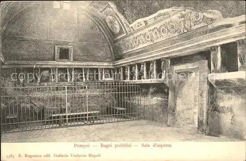 Pompei Bagni pubblici Sala d aspetto