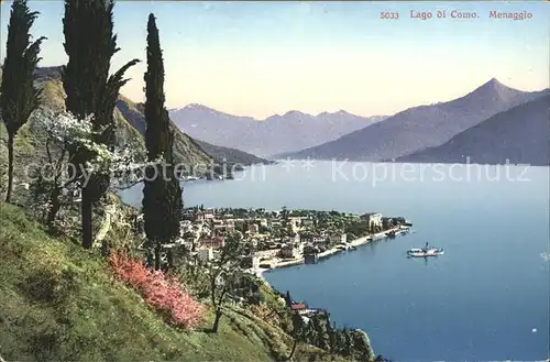 Menaggio Lago di Como Panorama mit Alpenblick Kat. 