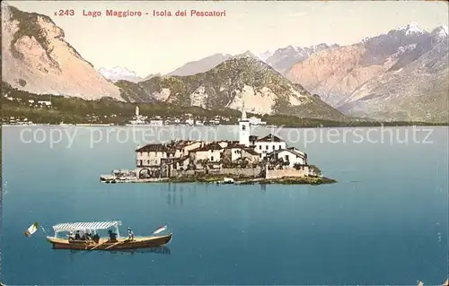 Lago Maggiore Isola del Pescatori Kat. Italien