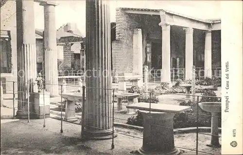 Pompei Casa dei Vettii Ruinen