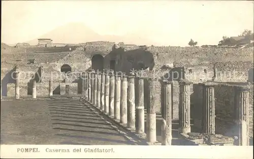 Pompei Caserma del Gladiatori Ruinen antike Staette