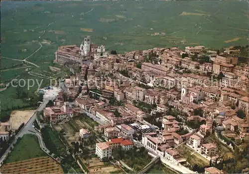 Assisi Umbria Panorama dall aereo Cittadella Kat. Assisi