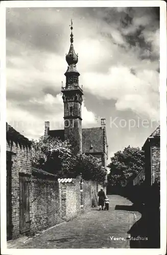 Veere Stadhuis Kat. Niederlande