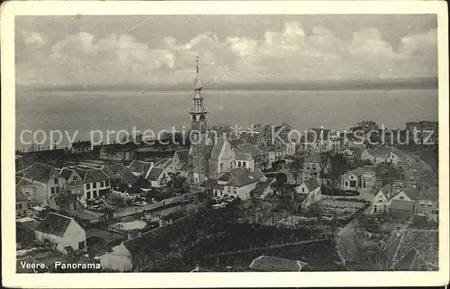 Veere Panorama Stadhuis Kat. Niederlande