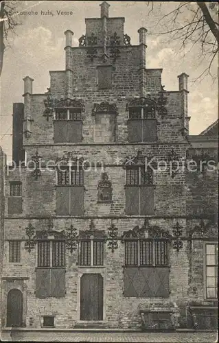 Veere Schotsche huis Giebelhaus Kat. Niederlande