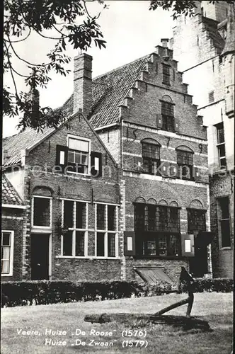 Veere Huize De Roose Huize De Zwaan Giebelhaus Kat. Niederlande