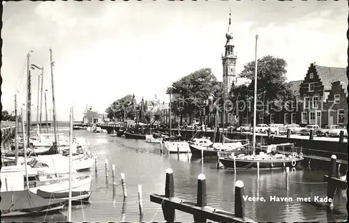 Veere Haven met Kade Hafen Kat. Niederlande