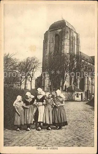 Veere Trachten Kirche Kat. Niederlande