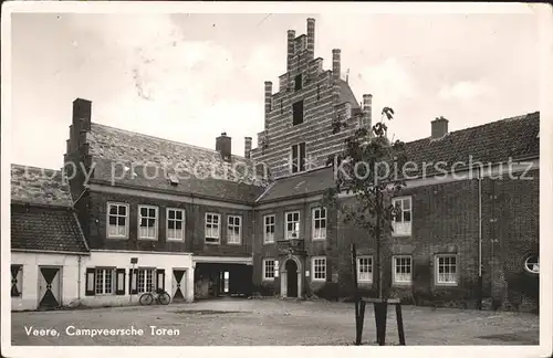 Veere Campveersche Toren Giebelhaus Kat. Niederlande