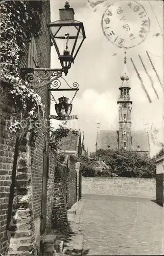 Veere Torenzicht Stadhuis Historisches Rathaus Kat. Niederlande