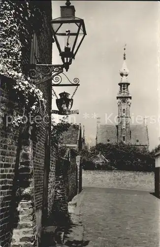 Veere Torenzicht Stadhuis Historisches Rathaus Kat. Niederlande