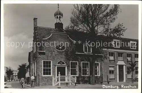 Domburg Raadhuis Rathaus Kat. Niederlande