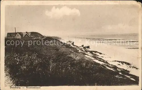 Domburg Westerstrand Kat. Niederlande