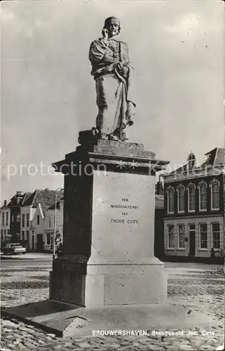 Brouwershaven Standbeeld Jacob Cats Denkmal Statue
