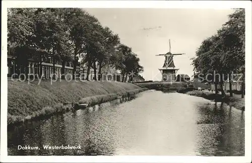 Dokkum Westerbolwerk Molen Windmuehle