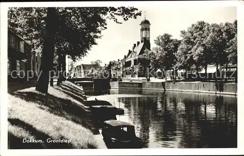 Dokkum Grootdiep Stadthuis