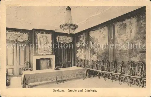 Dokkum Groote zaal Stadhuis Rathaus Saal