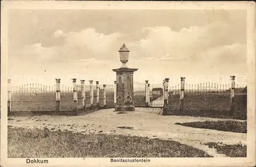 Dokkum Bonifaciusfontein Brunnen