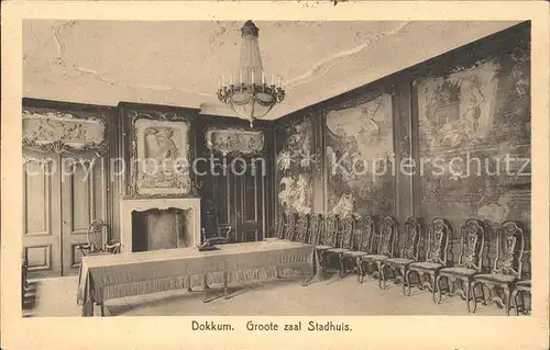 Dokkum Groote zaal Stadthuis Rathaus Saal