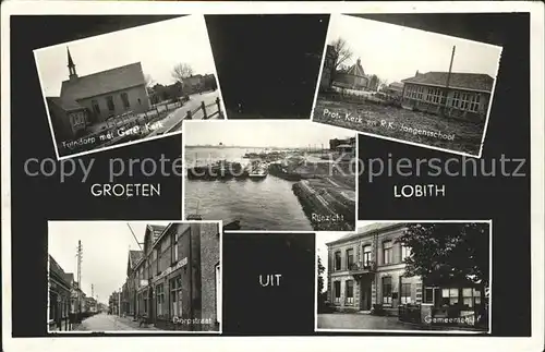 Lobith Tuindorp Kerk Jongensschool Gemeentehuis Dorpstraat Rijnzicht