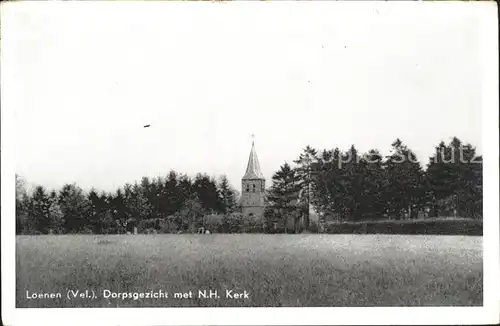 Loenen Dorpsgezicht met Ned Herv Kerk Kirche Kat. Veluwe