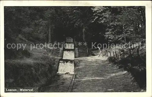 Loenen Waterval Wasserfall Kat. Veluwe