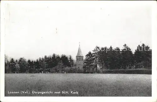 Loenen Dorpsgezicht met Ned Herv Kerk Kirche Kat. Veluwe