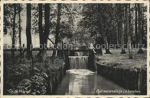 Loenen Oud watervalletje id bosschen Wasserfall Kat. Veluwe