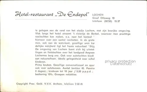 Lochem Hotel Restaurant De Endepol