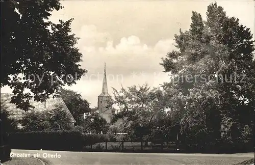 Otterlo Gelderland Dorpsgezicht met Kerk