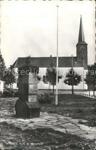 Otterlo Gelderland Kerk en Monument Kirche Denkmal