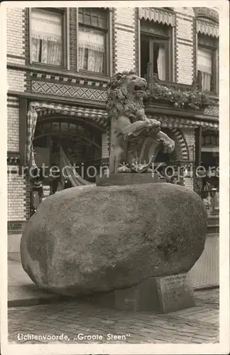 Lichtenvoorde Groote Steen Loewenskulptur
