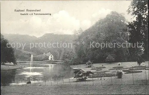 Velp Arnhem Kasteel Rosendael Tuinmaswoing