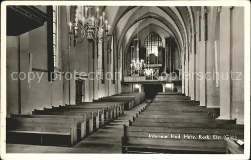 Elst Gelderland Interieur Ned Herv. Kerk Kat. Overbetuwe