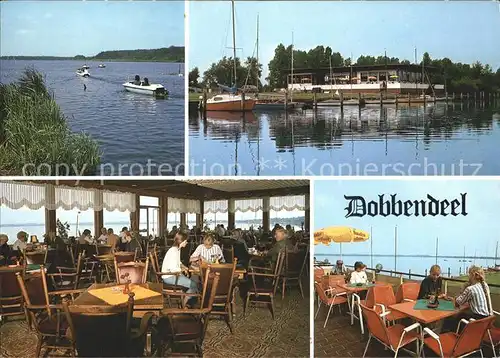 Bederkesa See Restaurant Dobbendeel Segelboote  Kat. Cuxhaven