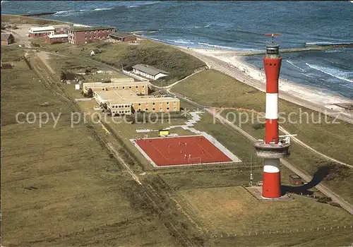 Wangerooge Nordseebad Fliegeraufnahme Buender Schullandheim  / Wangerooge /Friesland LKR